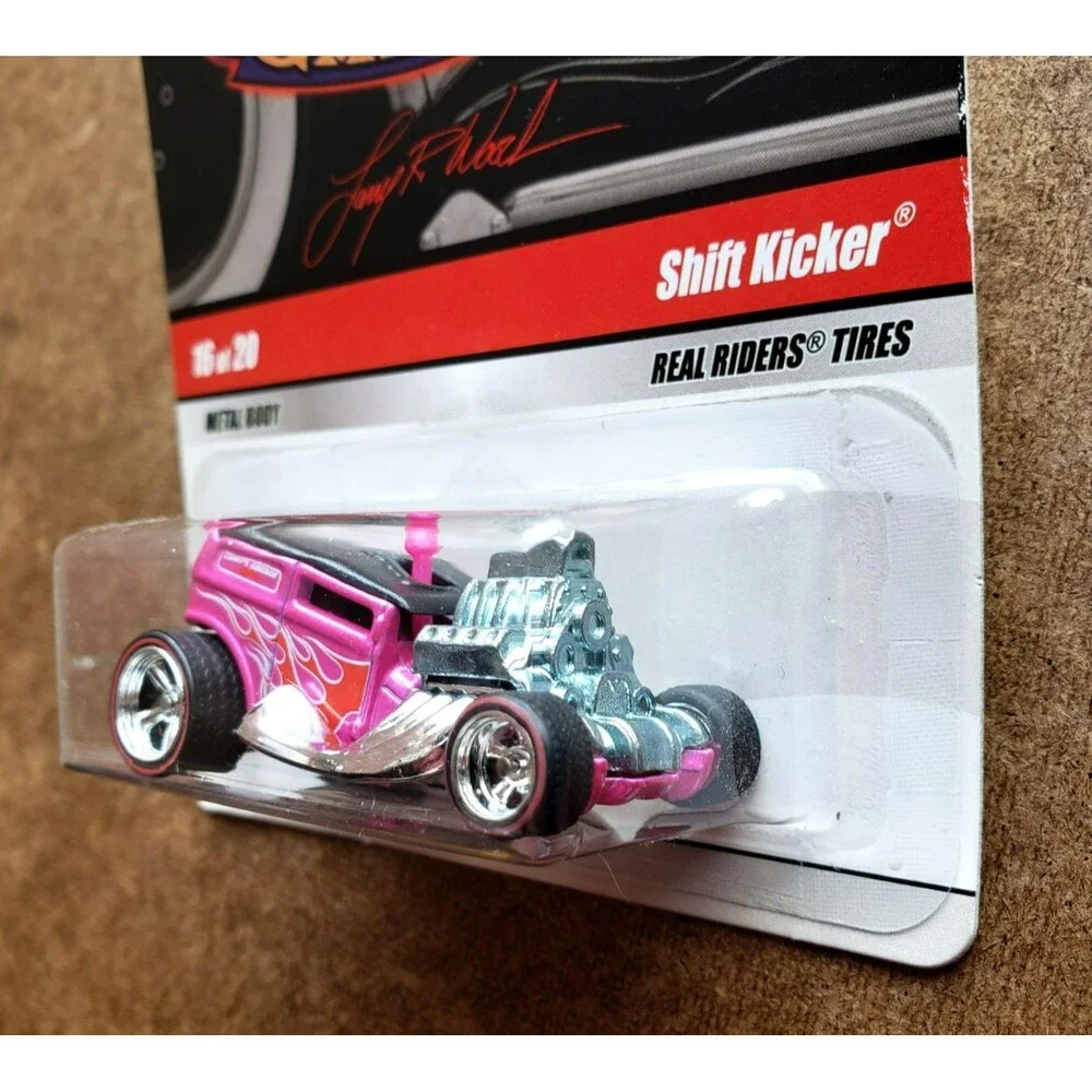 2009 Hot Wheels SHIFT KICKER Metallic Pink LARRY'S GARAGE #16/20 1:64 REDLINE RR